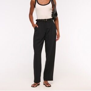 Abercrombie | Curve Love Quinn Tailored Straight Pant - SHORT